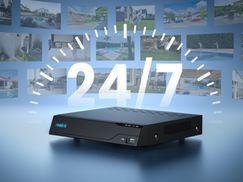 24/7-Aufzeichnung mit 12TB HDD-Kapazität