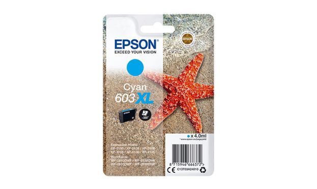 Singlepack Cyan 603XL Ink