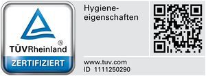 TÜV Hygienezertifikat für Evidence ONE