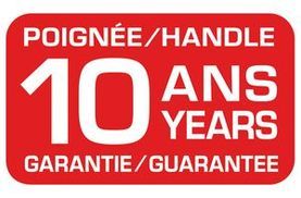 10 Jahre Garantie auf den Ingenio Griff*