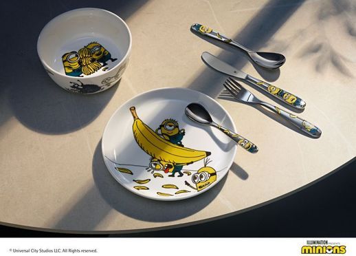 Kinderbesteck-Set Minions®, 4-teilig