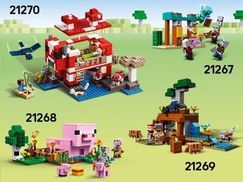 Es gibt weitere LEGO® Minecraft® Sets zum Sammeln und Mixen