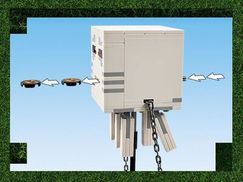 Ghast-Ballon mit Scheiben-Shooter