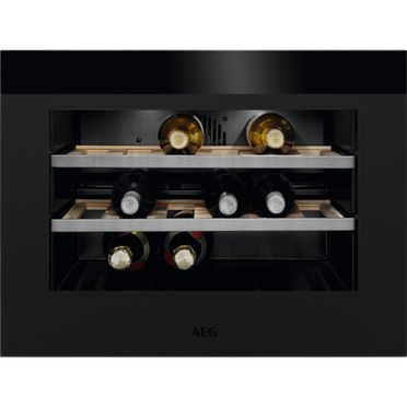 AEG KWK884520T Kompakter Weinklimaschrank / Touch-Bedienung / Temperaturanzeige / Matt Black
