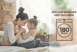 Mehr Freizeit durch zeitsparenderes Wäschewaschen