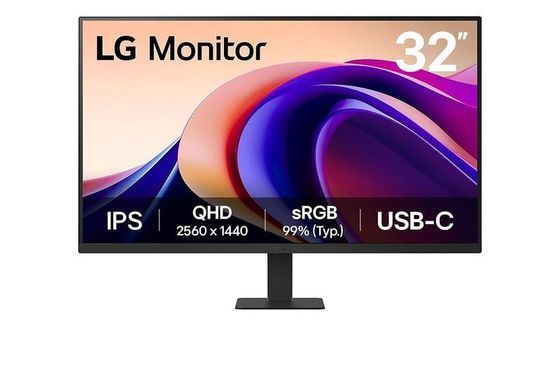 31,5 Zoll QHD IPS-Monitor mit USB-C