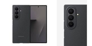 Schlankes Case im Carbon-Look