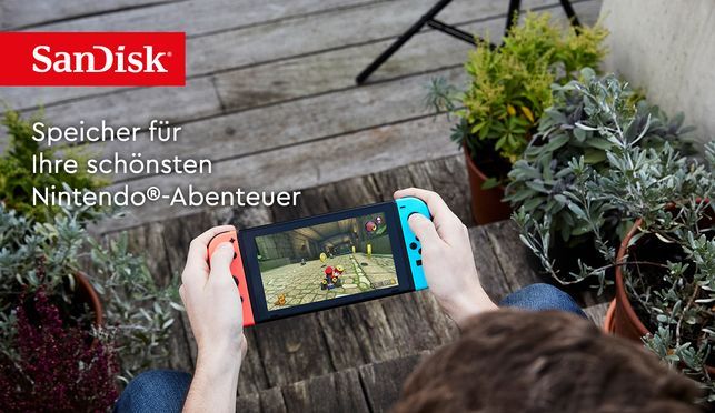 SanDisk® microSDXC™ UHS-I Speicherkarte für Nintendo Switch™