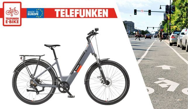 Telefunken SUV Pedelec SUV300 - E-Citybike robust, sicher und komfortabel
