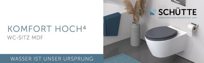 Schütte WC-Sitz »SPIRIT ANTHRAZIT«, Toilettendeckel mit Absenkautomatik und MDF-Holzkern