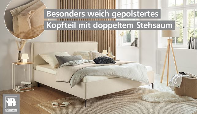 Polsterbett mit unwiderstehlichem Kuschelkomfort