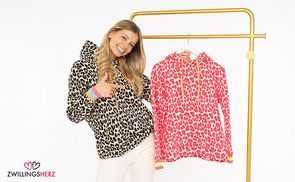 Der Leo Hoodie mit Neon-Highlights