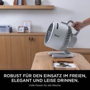 Robust für draußen, elegant und leise drinnen