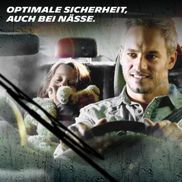 Optimal sicher und zuverlässig auf nasser Fahrbahn.