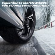 Verstärkte Seitenwand für starke Robustheit.
