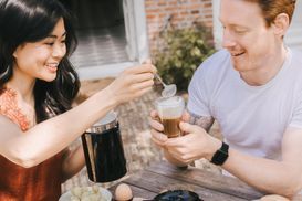 Kalter & warmer Milchschaum
