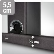 Flache Bauform