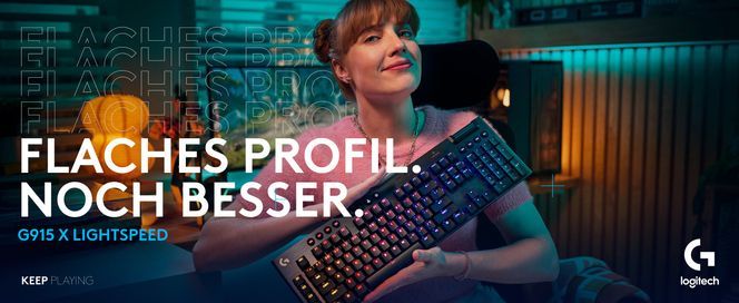 LOGITECH G915 X LIGHTSPEED Low-Profile Wireless Gaming Keyboard