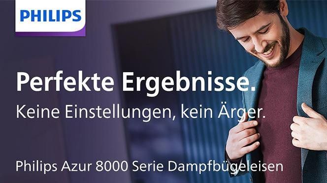 Philips 8000 series Azur DST8020/20 Dampfbügeleisen