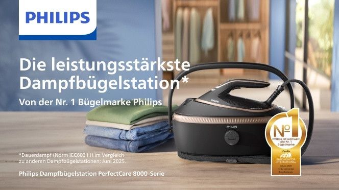Philips Dali PerfectCare Dampfbügelstation 8000 Series