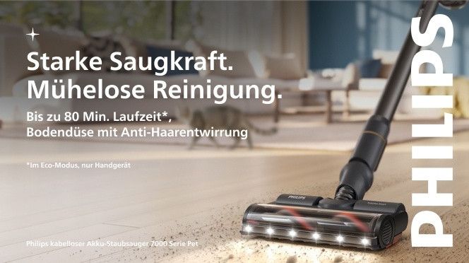 Philips Kabelloser Staubsauger der 7000er Serie Advanced