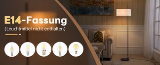 kompatibel mit E14 Glühbirnen