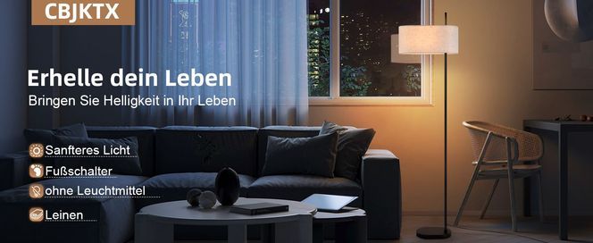 Stoffbezug für ein angenehmes Lichtambiente