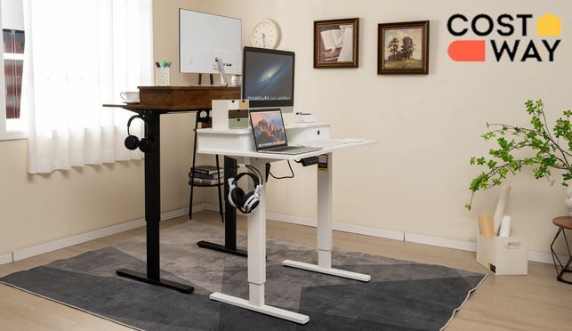 Höhenverstellbarer elektrischer Schreibtisch