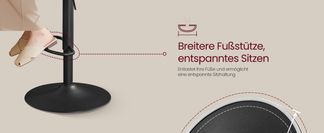 Breite Fußstütze