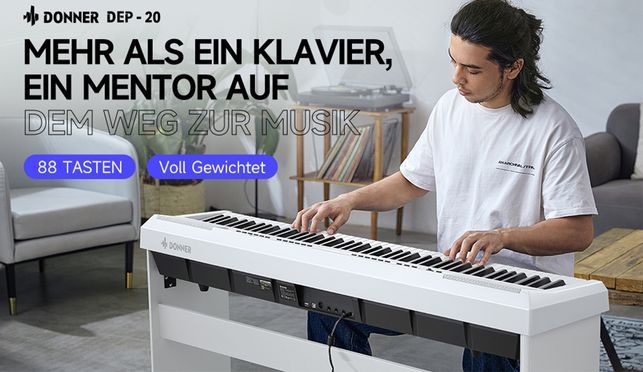 Donner DEP 20 Digitalpiano mit vollgewichteten Schlüsseln