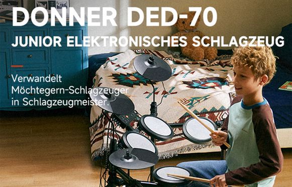 DONNER DED 70 JUNIOR ELEKTRONISCHES SCHLAGZEUG