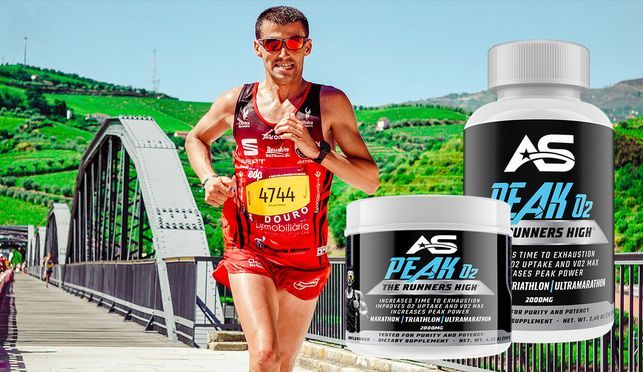 Peak O2 2000 mg Runners High für TRIATHLON, LÄUFER, MARATHON