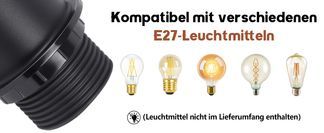 Vielseitige Leuchtmittelkompatibilität