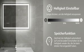 Helligkeitsregelung und Speicherfunktion