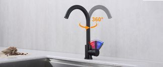360° drehbare Armatur für mehr Flexibilität