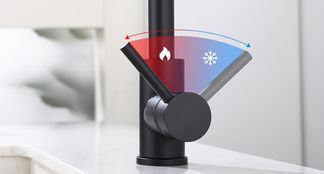 Einfache Temperaturregulierung mit Kalt und Warmwasser
