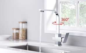 Der um 360° drehbare Auslauf 
