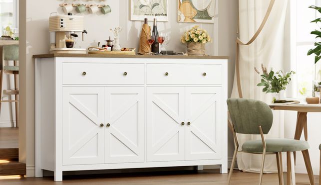Sideboard mit 2 Schubladen und 4 Türen