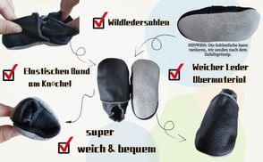 Weiches Echtleder für maximalen Komfort