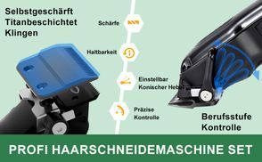 Scharfe und sichere titanbeschichtete Klingen