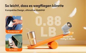 So leicht, dass es wegfliegen könnte Kompaktes Design, ultim