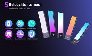 5 Beleuchtungsmodi