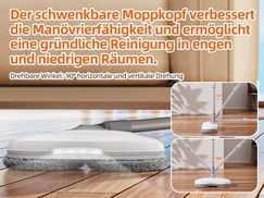  Teleskopstange (94–124 cm) & 90° Schwenkarme