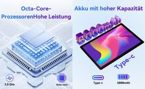 Octa Core Prozessor + 5000 mAh