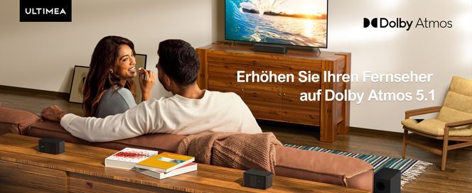 ULTIMEA Poseidon D60 5.1 Soundbar mit Dolby Atmos, 3D Surround Sound System