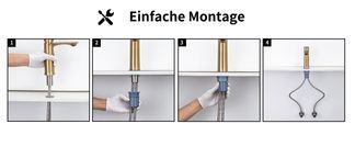 Einfache Montage – Waschtischarmatur schnell installiert