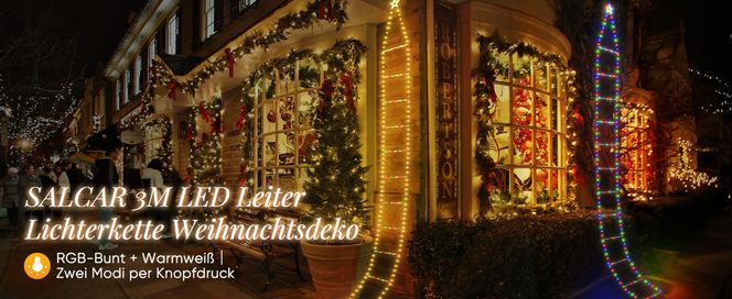 Salcar LED Weihnachtsleiter
