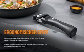 Ergonomisch geformter Griff