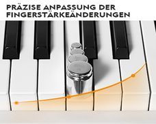 Verfügt über berührungsempfindliche Tasten