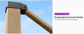 Einzigartiges Holzmaserungs Design